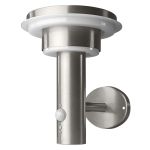 Ledvance LED Vægbelysning Endura Stil Dobbelt Circle Steel 6W 400lm - 830 varm hvid | Solar - Bevægelses- og lyssensor 