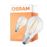 Osram LED Superstar E27 Pære Filament Klar 5.8W 806lm - 927 Ekstra Varm Hvid | Bedste Farvegengivelse - Dæmpbar - Erstatter 60W