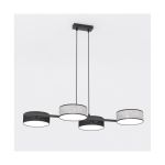 Emibig Pendel Lampe Drumz Stål Sort | Egnet til 4x E14 - Max 10W