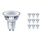 Fordelspakke 10x Philips Corepro LED Spot GU10 PAR16 3.5W 275lm 36D - 840 kold hvid | erstatter 35W