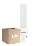 Fordelspakke 10x Ledvance DULUX-S LED 3.5W - 840 Kold Hvid | 2-Pinde - Erstatter 7W