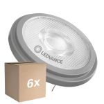 Fordelspakke 6x Ledvance LED spot G53 AR111 7.2W 450lm 40D - 918-927 Dim To Warm | Bedste Farvegengivelse - Dæmpbar - Erstatter 50W