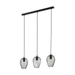 Eglo Pendel Lampe Newtown Stål Sort | IP20 - Egnet til 3x E27 