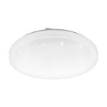 Eglo Væg og Loftlampe Frania-S Stål Hvid 14.6W 1600lm - 830 Varm Hvid | IP20 