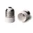 Sokkel Adaptere E27 => E14 Hvid