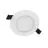 Ledvance Downlight Slim Alu Hvid 8W 800lm 90D - 830 Varm Hvid | Udsnit 100mm - IP44 