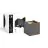 D'Lite Vægbelysning Nova Sort Up & Down 4.9W 480lm - 830 Varm Hvid | IP54 - Justerbar strålevinkel