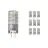 Fordelspakke 10x Osram Parathom LED Pin GY6.35 3.8W 470lm - 827 Ekstra Varm Hvid | Dæmpbar - Erstatter 40W