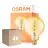 Fordelspakke 4x Osram Vintage 1906 LED E27 Globe Filament Goud 125mm 4W 300lm - 820 Zeer Warm Wit | Dimbaar - Vervangt 28W