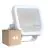 Fordelspakke 4x Ledvance LED Projektør Aluminium Hvid 17W 2200lm 100D - 830 Varm Hvid | IP66 - Symmetrisk