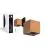 D'Lite Vægbelysning Elingen Bronze Up & Down 4.9W 480lm - 830 warm Hvid | IP54