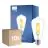 Fordelspakke 10x Philips MASTER Value LED Pære E27 Edison Filament Klar 5.9W 806lm - 922-927 Dim to Warm | Bedste Farvegengivelse - Erstatter 60W
