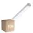 Fordelspakke 10x Philips LED Vandtæt Lysrender Ledinaire WT060C 46W 5600lm - 840 Kold Hvid | 150cm - 1x Ledningsgennemføring