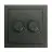 EcoDim Lysdæmperknap DUO Busch-Jaeger Future Linear incl. Rotary Afdækning Plade