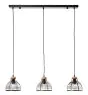 Brilliant Avia Pendel Lampe Metal Træ Sort Træ | Egnet til 3x E27