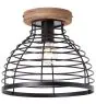 Brilliant Avia Loftlampe Metal Træ Sort | 300mm - Egnet til 1x E27