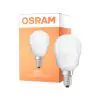 Osram Retrofit LED E14 Kugle Matt 5W 250lm - 827 Ekstra Varm Hvid | RGBW - Dæmpbar - Fjernbetjening - Erstatter 25W