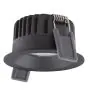Ledvance LED spot Fix Aluminium sort 8W 640lm 36D - 927 ekstra varm hvid | Udsnit 68mm - IP44 - bedste farvegengivelse - dæmpbar