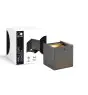 D'Lite Vægbelysning Elingen Aluminium Sort Up & Down 4.9W 480lm - 830 Varm Hvid | IP65 - Lyssensor