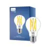 Philips Master LED E27 Pære Filament Klar 10.5W 1521lm - 922-927 Dim To Warm | Bedste Farvegengivelse - Dæmpbar - Erstatter 100W