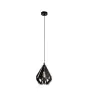 Eglo Pendel Lampe Carlton 5 Stål Sort | IP20 - Egnet til 1x E27 