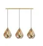 Eglo Pendel Lampe Carlton Stål Guld | IP20 - Egnet til 3x E27 