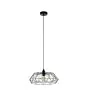 Eglo Pendel Lampe Carlton 2 Stål Sort | IP20 - Egnet til 1x E27 