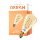 Osram Vintage 1906 LED Classic Edison E14 Rav 2.8W 250lm - 822 Ekstra Varm Hvid | Dæmpbar - Erstatter 25W