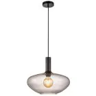 Nordlux Alton Pendel Lampe Glas Sort | Egnet til E27