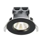 Fordelspakke 3x Nordlux Downlight Fremont Metal Sort 4.5W 345lm 36D - 827 Ekstra Varm Hvid | 85mm - IP65 - Dæmpbar