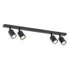 Emibig Loftlampe Flash Stål Sort | Egnet til 4x GU10 - Max 8W