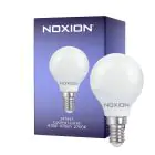 Noxion Lucent Lustre LED E14 Kugle matt 4.5W 470lm - 827 ekstra varm hvid | erstatter 40W