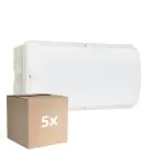 Fordelspakke 5x Philips LED Sikkerhed Ledinaire WL055V Hvid 6W 630lm - 840 Kold Hvid | 374x150mm – IP65
