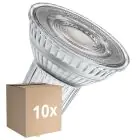 Fordelspakke 10x Ledvance LED Spot GU10 PAR16 6.1W 575lm 60D - 940 Kold Hvid | Bedste Farvegengivelse - Dæmpbar - Erstatter 80W